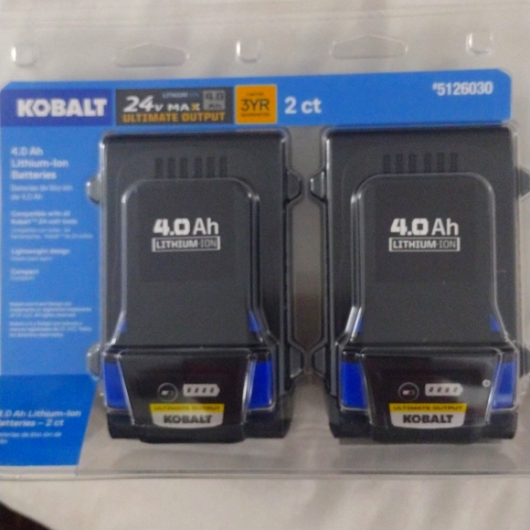 kobalt Other Brand New 2ct 24v Kobalt Batteries Poshmark